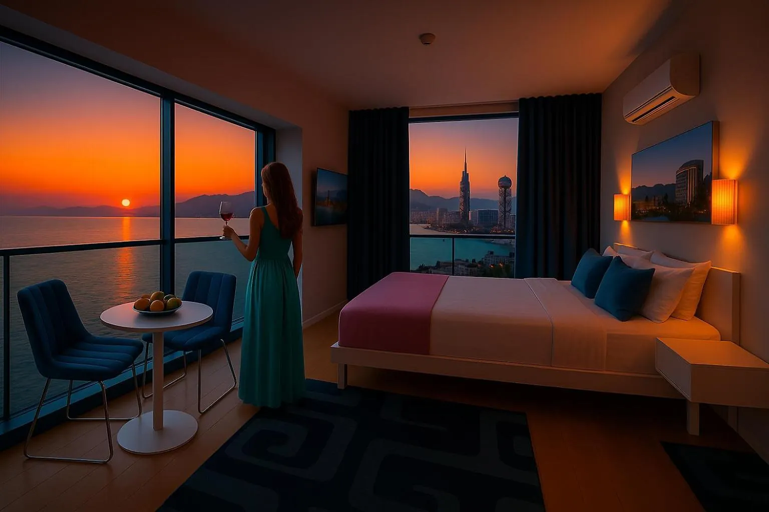 Panorama Suites - City Central & Sea View Batumi Hotell